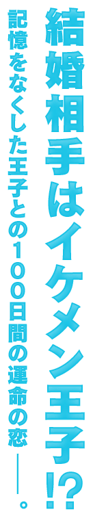 結婚相手はイケメン王子?記憶をなくした王子との１００日間の運命の恋―。